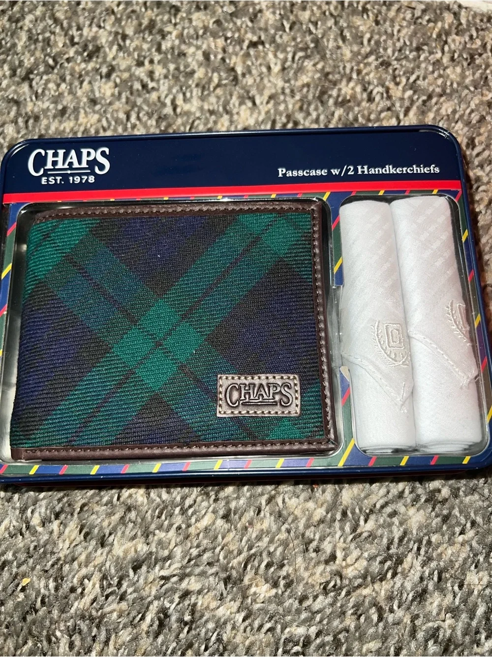 Chaps wallet and handkerchief